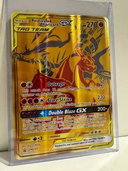 Reshiram & Charizard GX [Jumbo] #SM247 - 2021 Pokemon Card Promo - Image 1