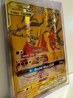 Reshiram & Charizard GX [Jumbo] #SM247 - 2021 Pokemon Card Promo - Image 2