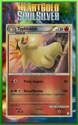 Typhlosion Reverse - HeartGold and SoulSilver - 32/123 - Carte Pokemon Francaise - Image 1