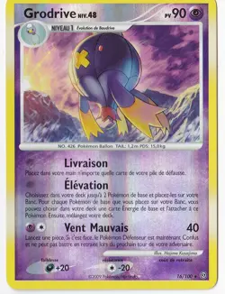 Grodrive Reverse - Diamant et Perle:Tempete - 16/100 - Carte Pokemon Francaise - Image 1