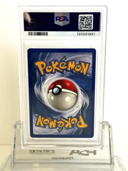 1999 Pokemon TCG Gyarados Base Set 6/102 Holo Unlimited Holo Rare PSA 8 - Image 3