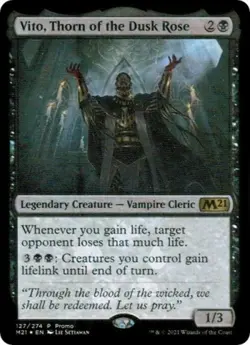 MTG English Vito, Thorn of the Dusk Rose NM Foil Promos: Media - Image 1