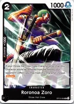 One Piece TCG - Roronoa Zoro () OP15-094 - NM - Image 1
