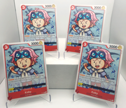 Koby Playset - P-014 x4 - PRB-01 Reprint - One Piece TCG - English - Image 1