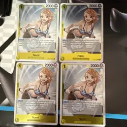 4x OP15-108 Nami R Playset -One Piece TCG- Adventure on Kami's Island English - Image 1