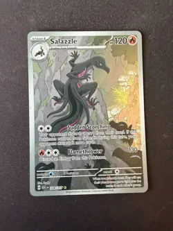 Pokemon TCG Salazzle 224/217 Holo Illustration Rare Card Ascended Heroes - Image 1