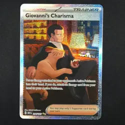 Giovanni's Charisma 204/165 - 151 - Pokemon Card - Image 1