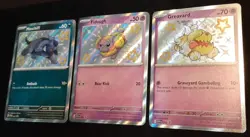 3 Card Shiny Pokemon Lot, SV Promo's, Fidough 069, Greavard 070, Maschiff 071, - Image 2