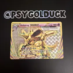 Nidoking Break - 46/108 - Pokemon Evolutions XY Ultra Rare Card NM B6 - Image 1