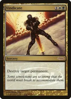 MTG English Vindicate (2007) NM Foil Promos: Judge - Image 1