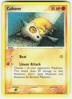 POKEMON CUBONE 60 FIRERED & LEAFGREEN LP - Image 1