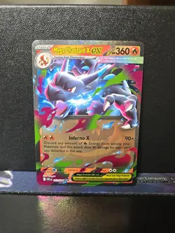 Mega Charizard X ex 013/094 Me02: Phantasmal Flames Holo Pokemon TCG -NM - Image 1