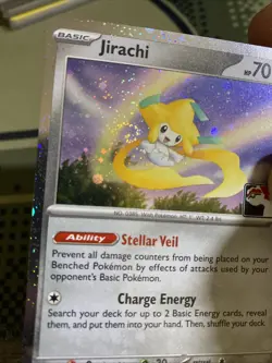 126/182 Jirachi Prize Pack Series 5 Stamped Pokemon TCG Paradox Rift Cosmos Holo - Image 2