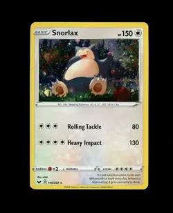 2020 Pokemon SNORLAX COSMOS HOLO (SWIRL) 140/202 RARE! PLAY - Image 1