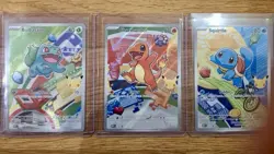 Pokemon TCG First Partner Illustration Collection Kanto Series GEN 1 Starters A - Image 1