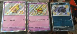Maschiff Fidough Greavard 069 070 071 Paldean Fates Pokemon Shiny S&V NM Promo - Image 1