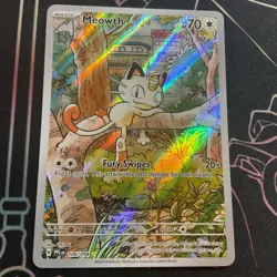 Meowth - 106/094 - Illustration - Phantasmal Flames - Pokemon TCG Pack Fresh 💎 - Image 1