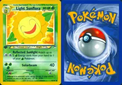 LIGHT SUNFLORA 72/105 COMMON NEO DESTINY POKEMON 1ST EDITION MP - Image 3