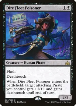 Dire Fleet Poisoner | MTG Rivals of Ixalan #068 | M/NM - Image 1