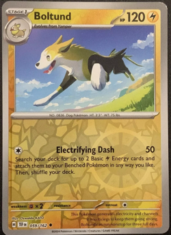 Boltund - 059/162 - Reverse Holo Uncommon - Temporal Forces - Pokemon TCG - Image 1