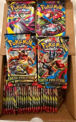Pokemon Mega Evolution X10 Booster Packs **FACTORY SEALED** New - Image 1