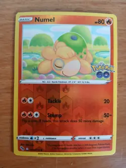 2022 Pokemon GO Reverse Holo Numel Peelable Ditto 013/078 Near Mint - Image 1
