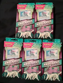 Pokemon TCG Knock Out Collection Suicune Factory Sealed - 5 Boxes - Image 1