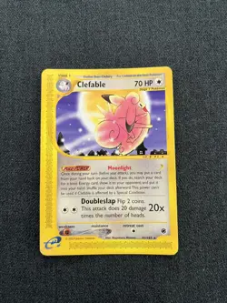 Pokemon TCG Clefable 041/165 Expedition Base Set Regular Near Mint - Image 1