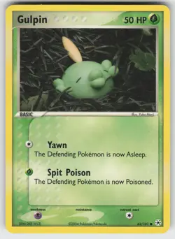 Gulpin Common Hidden Legends 62/101 Pokemon - Image 1