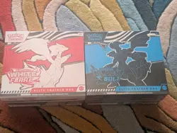 Pokemon TCG: Black Bolt White Flare Bundle ETBs/Booster/Sticker/Illustration/Tin - Image 2