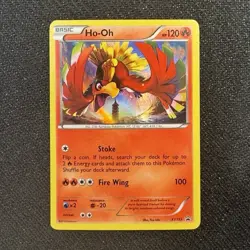 Pokemon Ho-Oh Promo Holo Black Star XY Basic 120HP Rainbow 2016 XY153 - Image 1