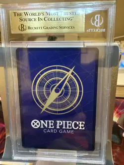 One Piece TCG OP08-106 Nami SP Alt Art Beckett Graded BGS 9.5 - Image 2