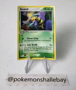 Beedrill 1/112 - Firered & Leafgreen *LP* Holo Rare Pokemon Card - Image 1