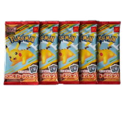 Pokemon Card McDonald's 5 Promo pack 2025 MEGA Pikachu 020/M-P + Random Sealed - Image 1