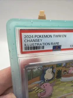 Chansey 187/167 Twilight Masquerade Illustration Rare Pokemon Card PSA 10 +Guard - Image 4