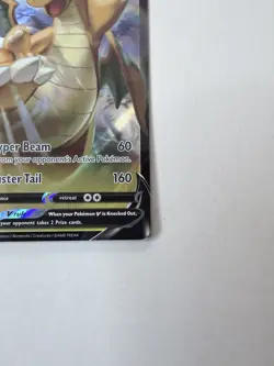 Miscut Pokemon TCG Dragonite v Full Art Holo Ultra Rare Card 049/078 - Image 4