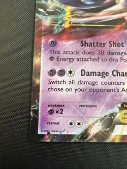 Pokemon Mewtwo-EX Holo BREAKthrough 62 NM Card TCG - Image 2