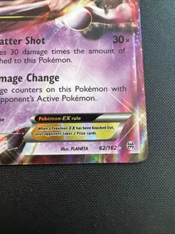 Pokemon Mewtwo-EX Holo BREAKthrough 62 NM Card TCG - Image 3