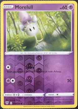 Morelull 079/189 Swsh03: Darkness Ablaze Reverse Holo - Pokemon Card - Image 1