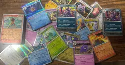 pokemon cards mixed lot 25 cards all holos and reverse holos - Image 1
