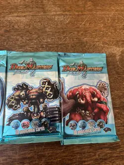Sealed Duel Masters TCG DM-01 Base 10 Card Booster Pack Art Set Of 5 Rare - Image 2