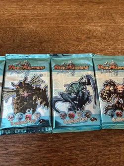 Sealed Duel Masters TCG DM-01 Base 10 Card Booster Pack Art Set Of 5 Rare - Image 3
