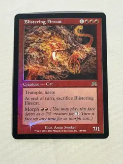 MTG FOIL Blistering Firecat Onslaught Magic the Gathering - Image 1