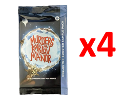 Murders at Karlov Manor Collector SAMPLE Pack Bundle of 4 MTG Magic theGathering - Image 1