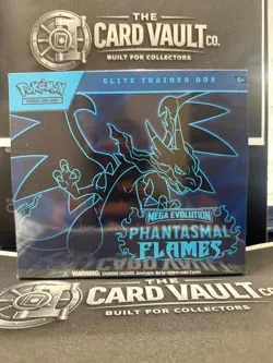 Pokemon TCG - Mega Evolution Phantasmal Flames Elite Trainer Box ETB - Image 1