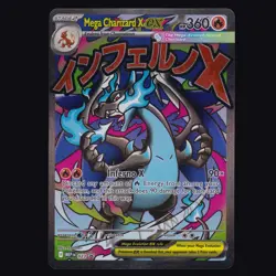 Mega Charizard X ex 023 Mega Evolutions Black Star Promo Pokemon TCG MINT - Image 1