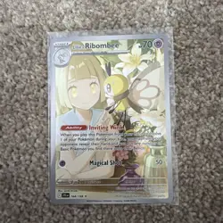 Pokemon TCG Journey Together Lillie's Ribombee Illustration Card 164/159 - Image 1