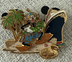 2006 DCL Disney Wonder Captain's Choice Goofy Snorkle Trading Pin LE 1000 - Image 1