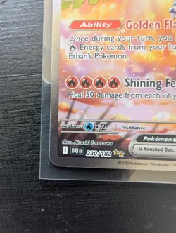 Ethan's Ho-Oh EX 230/182 Destined Rivals SIR Pokemon Card Ethans Ho-oh - Image 4