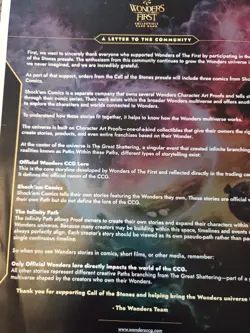 Wonders of the First TCG Call of the Stones Collector Booster Box + Presale Pack - Image 2